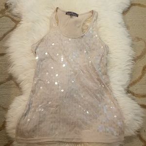 Sequin tank top